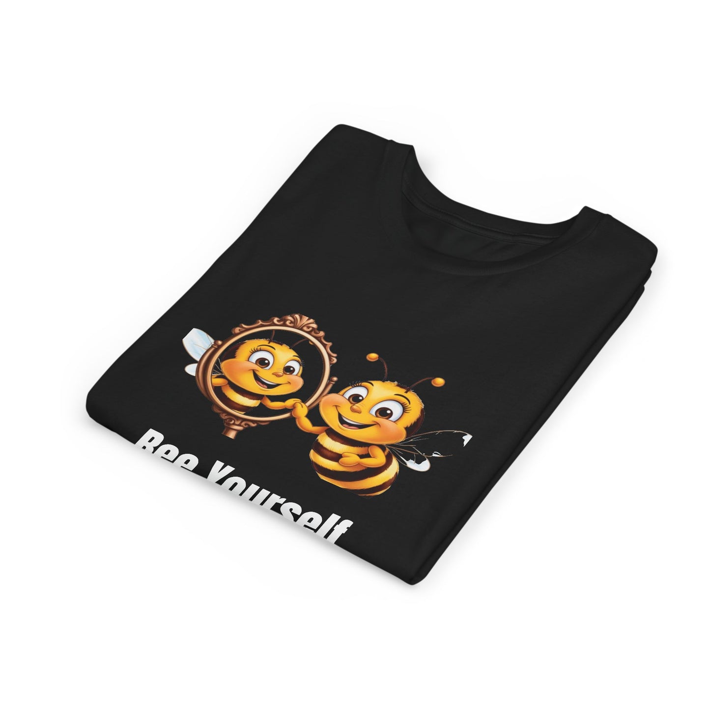 Bee Yourself Youth Short Sleeve Tee - Cute Bee Design for Creative Kids