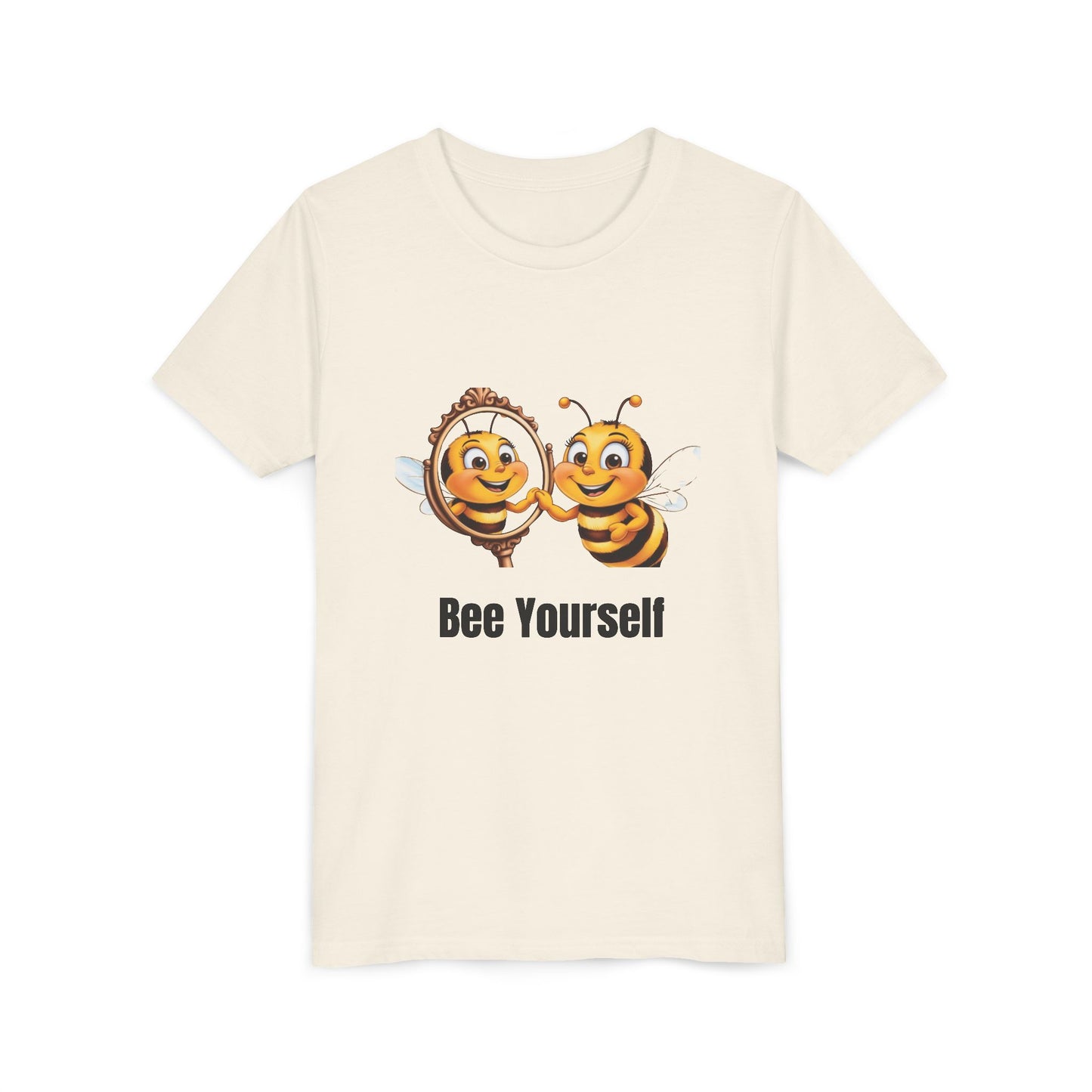 Bee Yourself Youth Short Sleeve Tee - Cute Bee Design for Creative Kids
