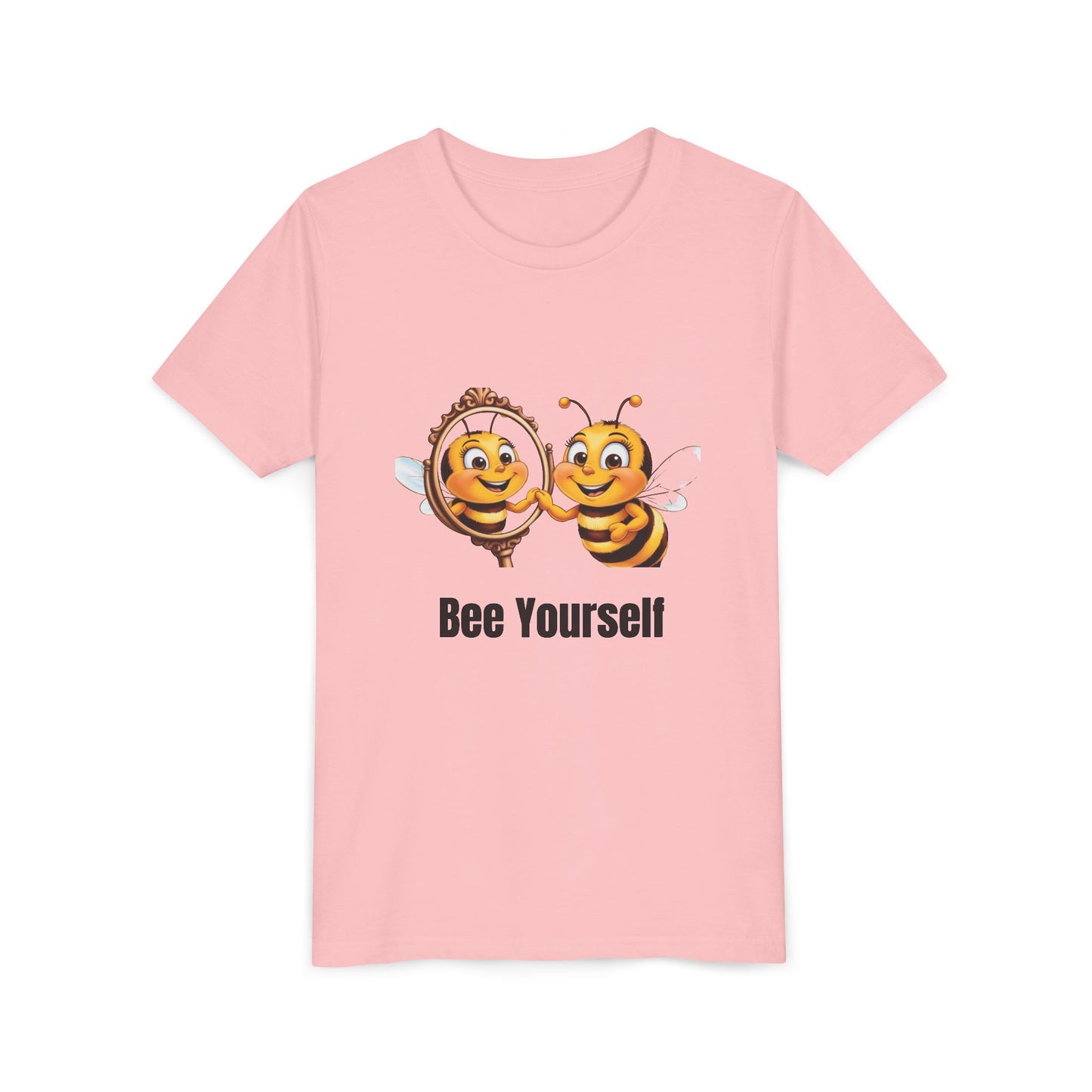 Bee Yourself Youth Short Sleeve Tee - Cute Bee Design for Creative Kids