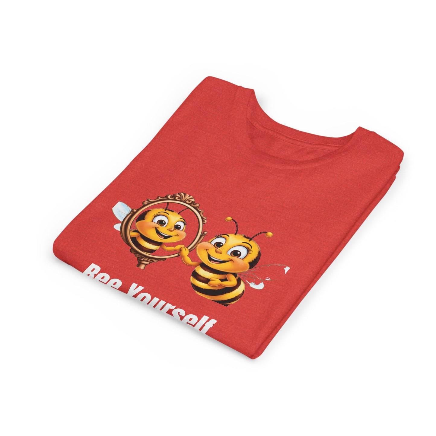Bee Yourself Youth Short Sleeve Tee - Cute Bee Design for Creative Kids