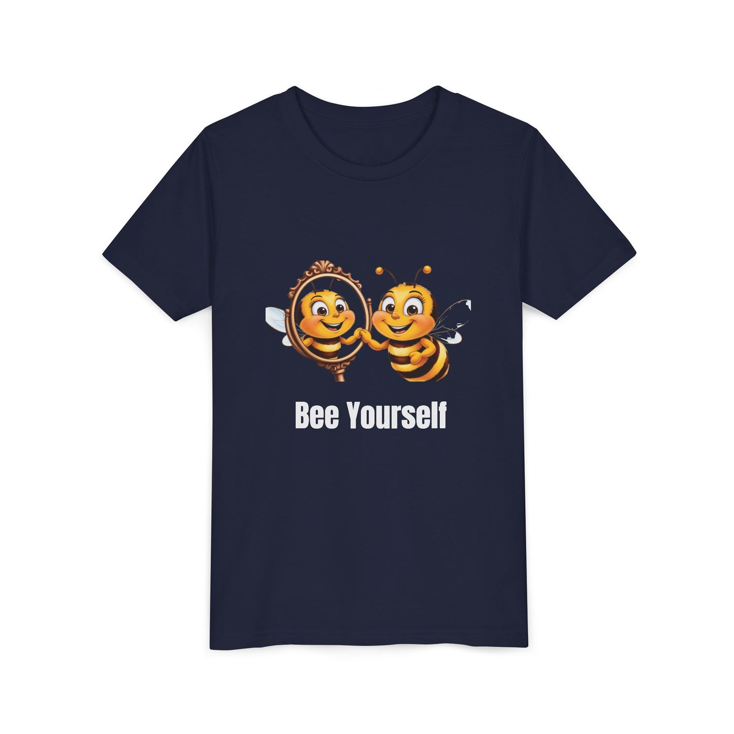 Bee Yourself Youth Short Sleeve Tee - Cute Bee Design for Creative Kids