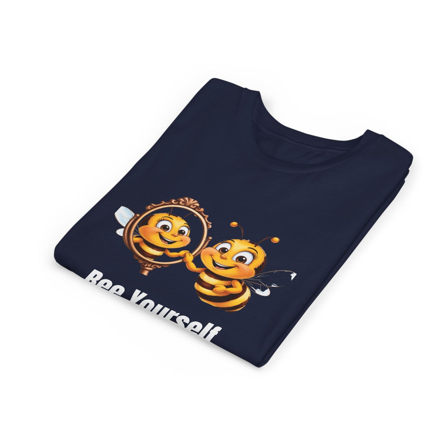 Bee Yourself Youth Short Sleeve Tee - Cute Bee Design for Creative Kids