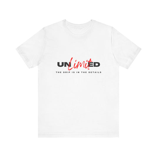 "Unlimited - The Drip is in the Details" - Unisex Garment-Dyed T-Shirt - Casual Streetwear for Everyday Style