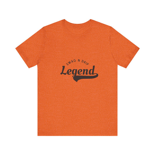 "Swag n Drip Legend" - Unisex Garment-Dyed T-Shirt - Casual Streetwear for Everyday Style