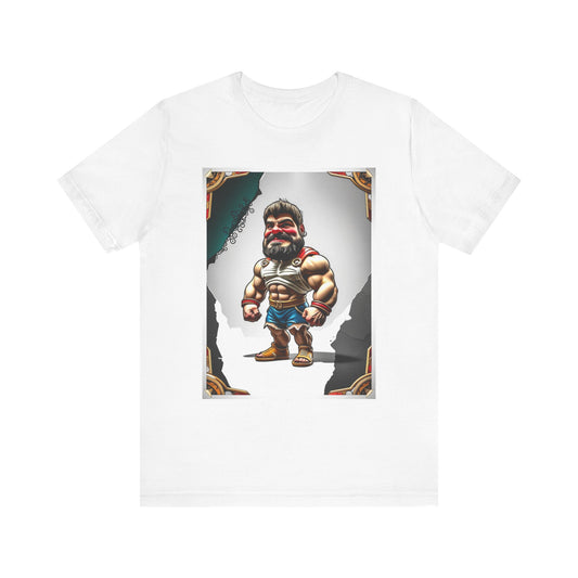 Cartoon Hero Unisex Jersey Short Sleeve Tee - Fun Graphic Tee for Casual Style